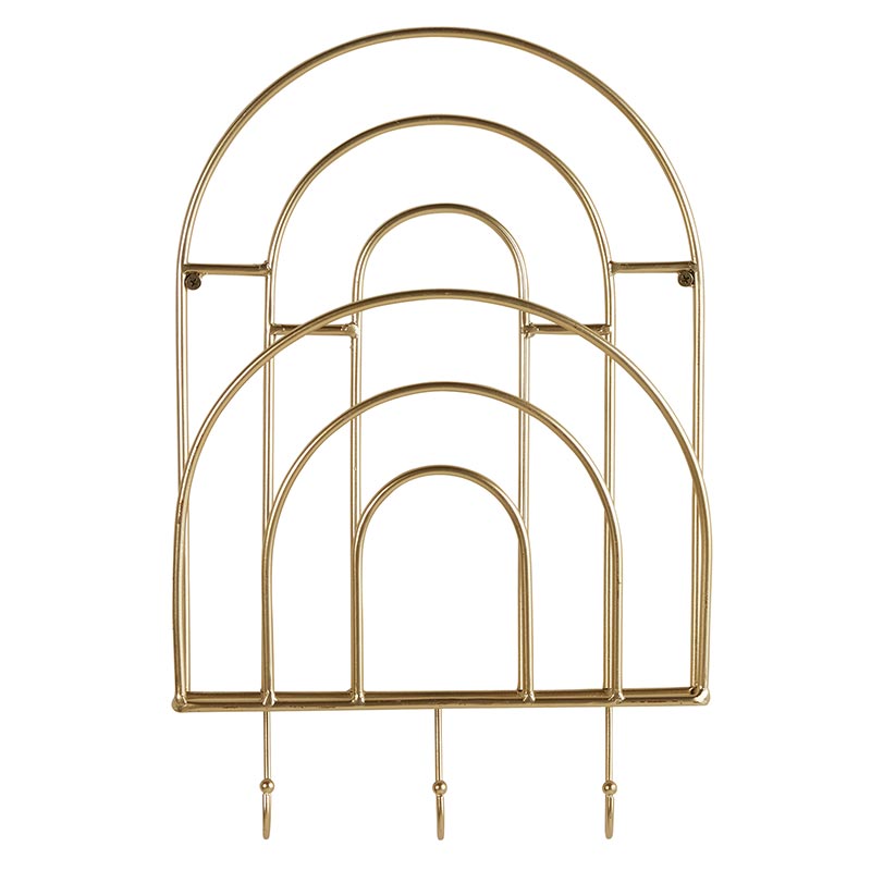 Rainbow Shaped Wall Shelf - Bombay Mercantile
