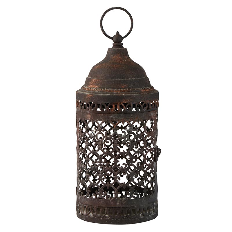 Black Vintage Lantern - Bombay Mercantile