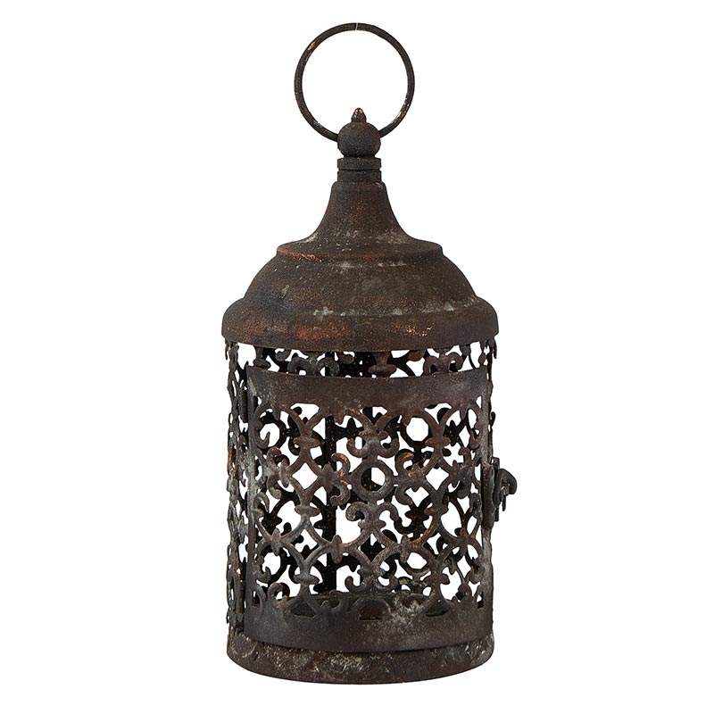 Black Vintage Lantern - Bombay Mercantile