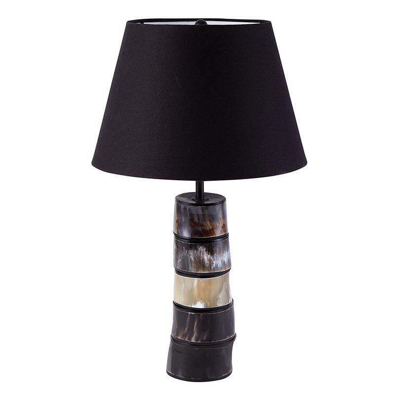Rustic Horn Lamp - Bombay Mercantile