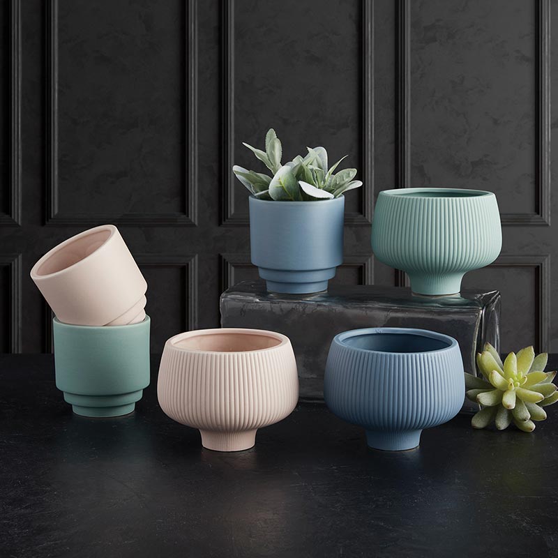 Ceramic Pot and candle holder - Bombay Mercantile