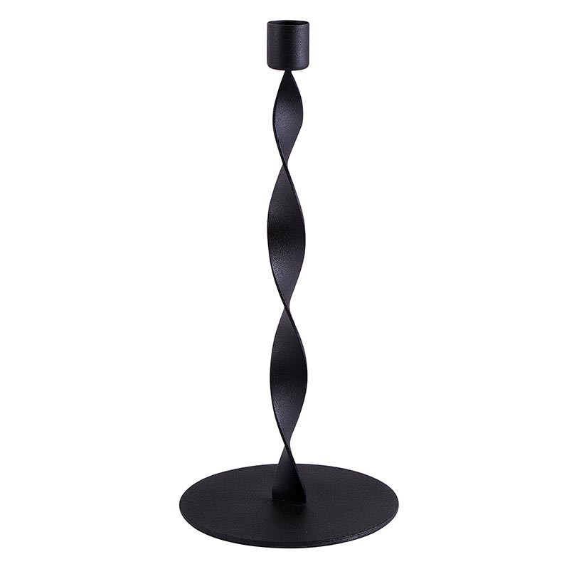 Iron Twisted Candleholder - Bombay Mercantile