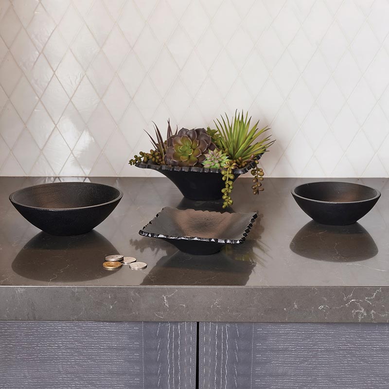 Square Cast Iron Bowl, In increments of 2 - Bombay Mercantile
