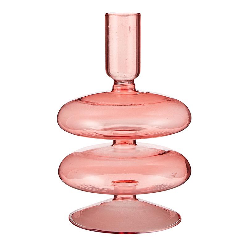 Pink Bubble Candleholder - Bombay Mercantile