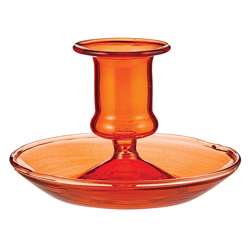 Amber Taper Candleholder - Bombay Mercantile