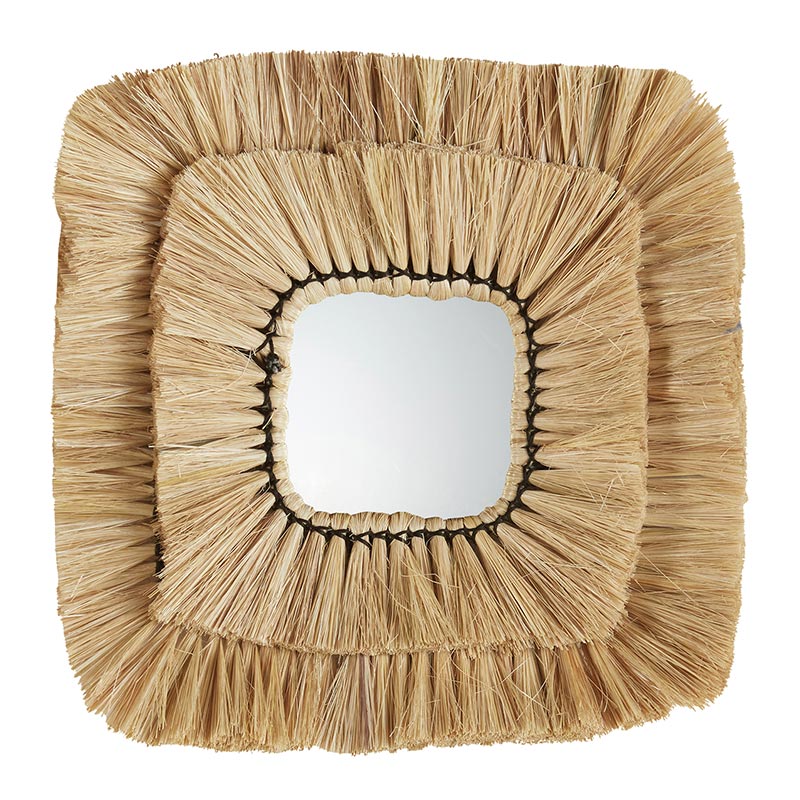 Cane Mirror - Bombay Mercantile