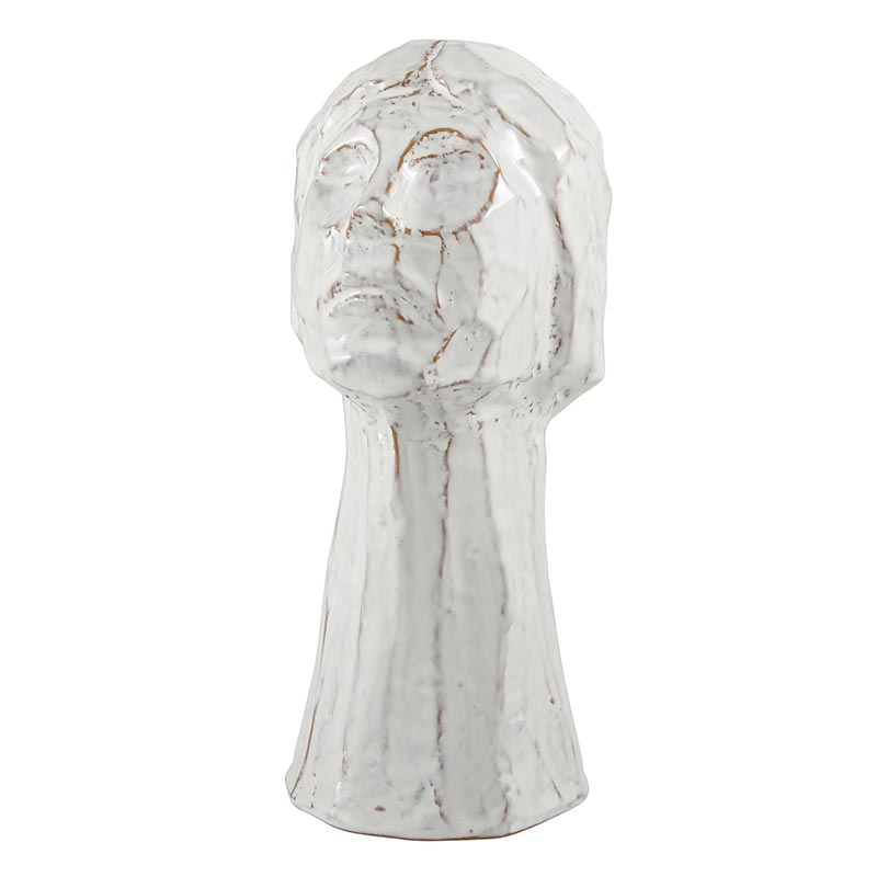 Glazed Face Pot - Bombay Mercantile