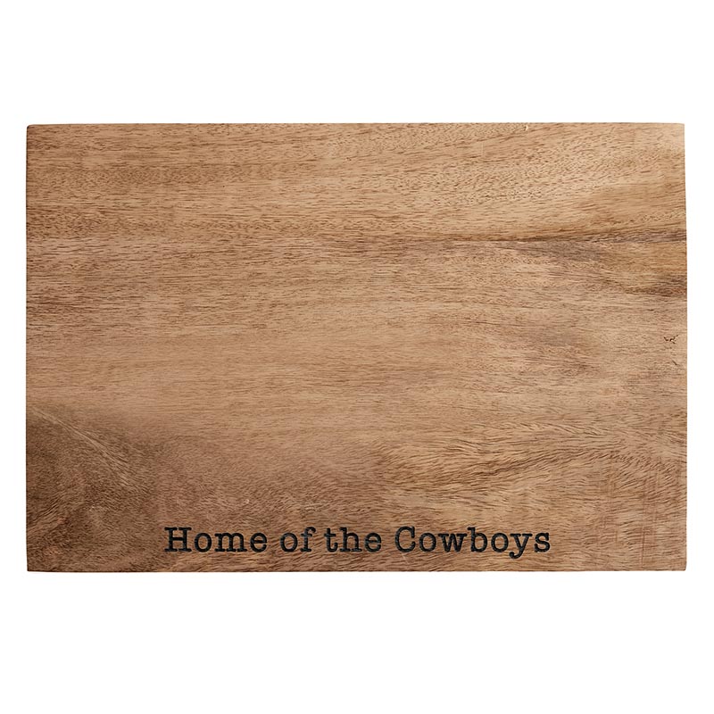 Home of the Cowboys Cutting Board - Bombay Mercantile