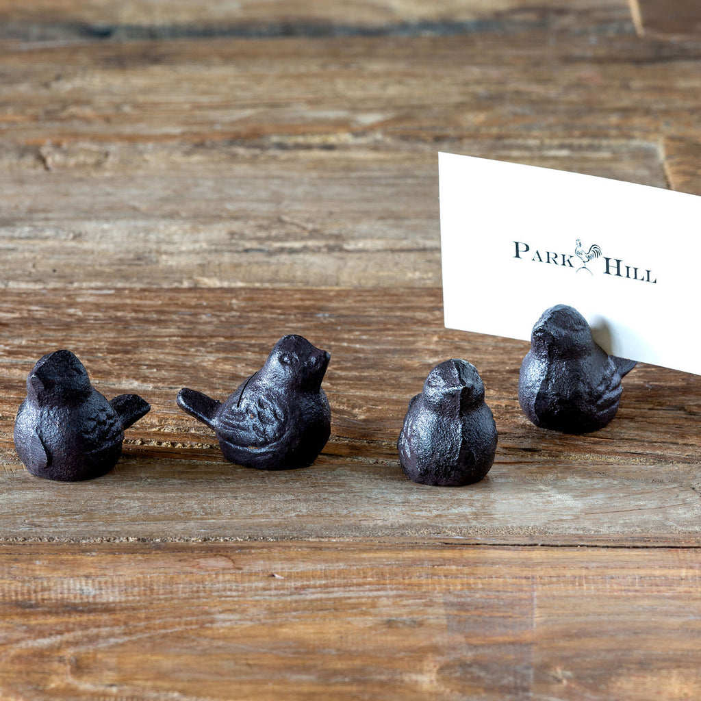 Songbird Place Card Holder, Box of 4 - Bombay Mercantile