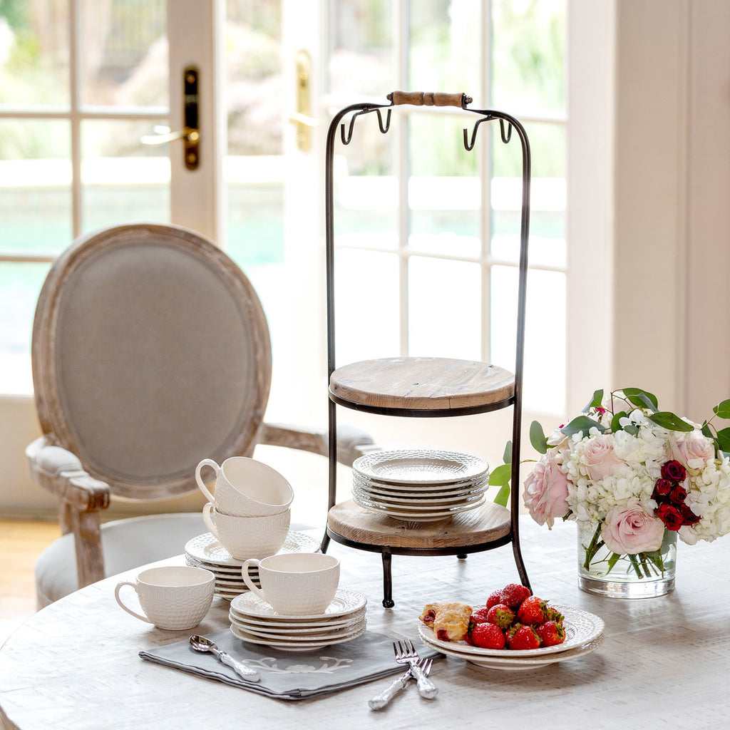 Counter Dish & Cup Display Stand - Bombay Mercantile