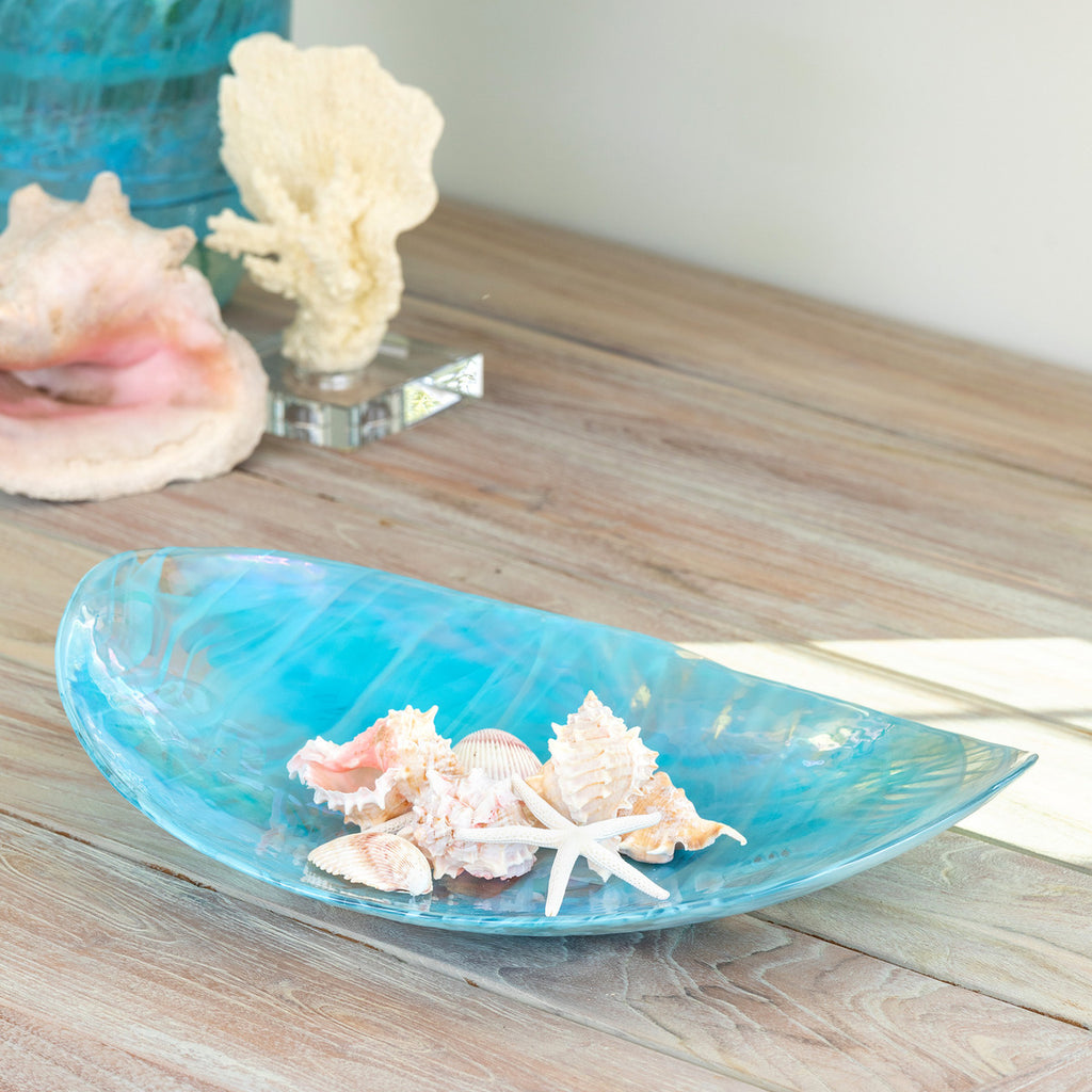 Amalfi Murano Glass Plate - Bombay Mercantile