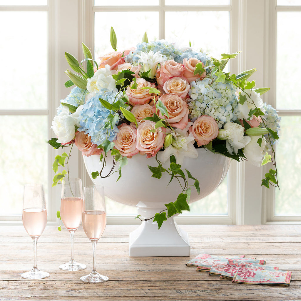 Cassidy Ceramic Footed Compote/bowl - Bombay Mercantile