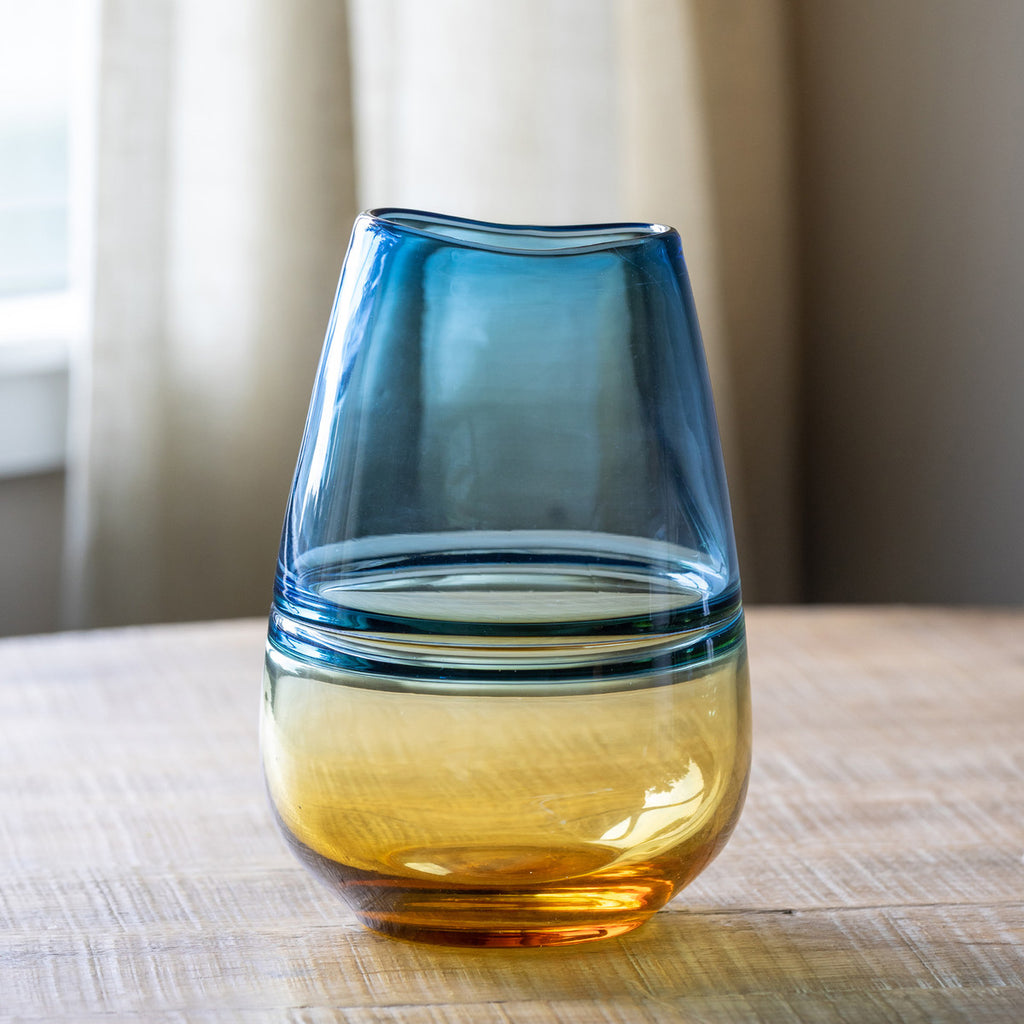 Ansen Glass Vase - Bombay Mercantile