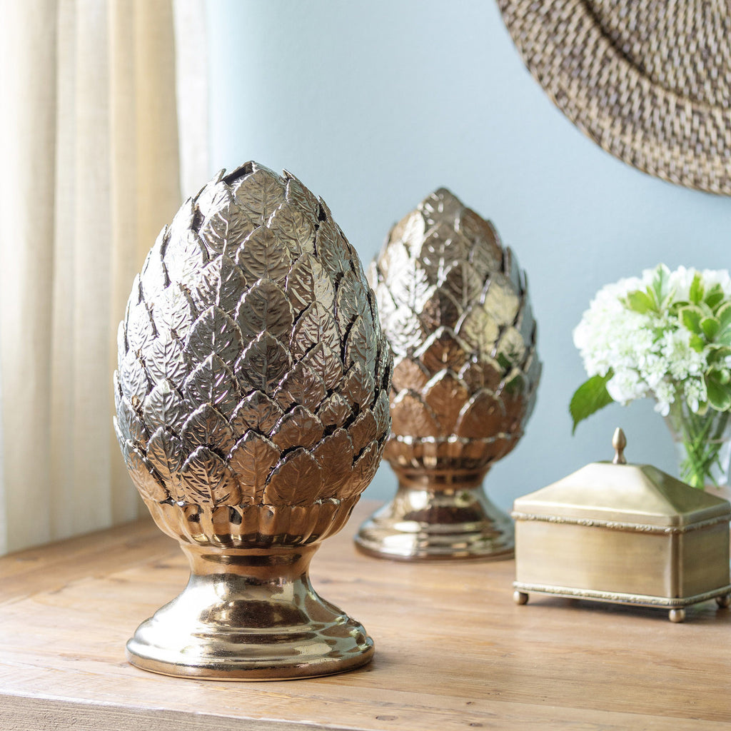 Castel Artichoke Sculpture, Large - Bombay Mercantile