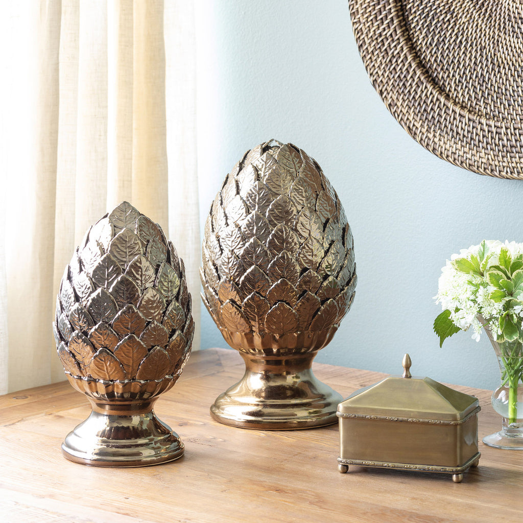 Castel Artichoke Sculpture, Large - Bombay Mercantile