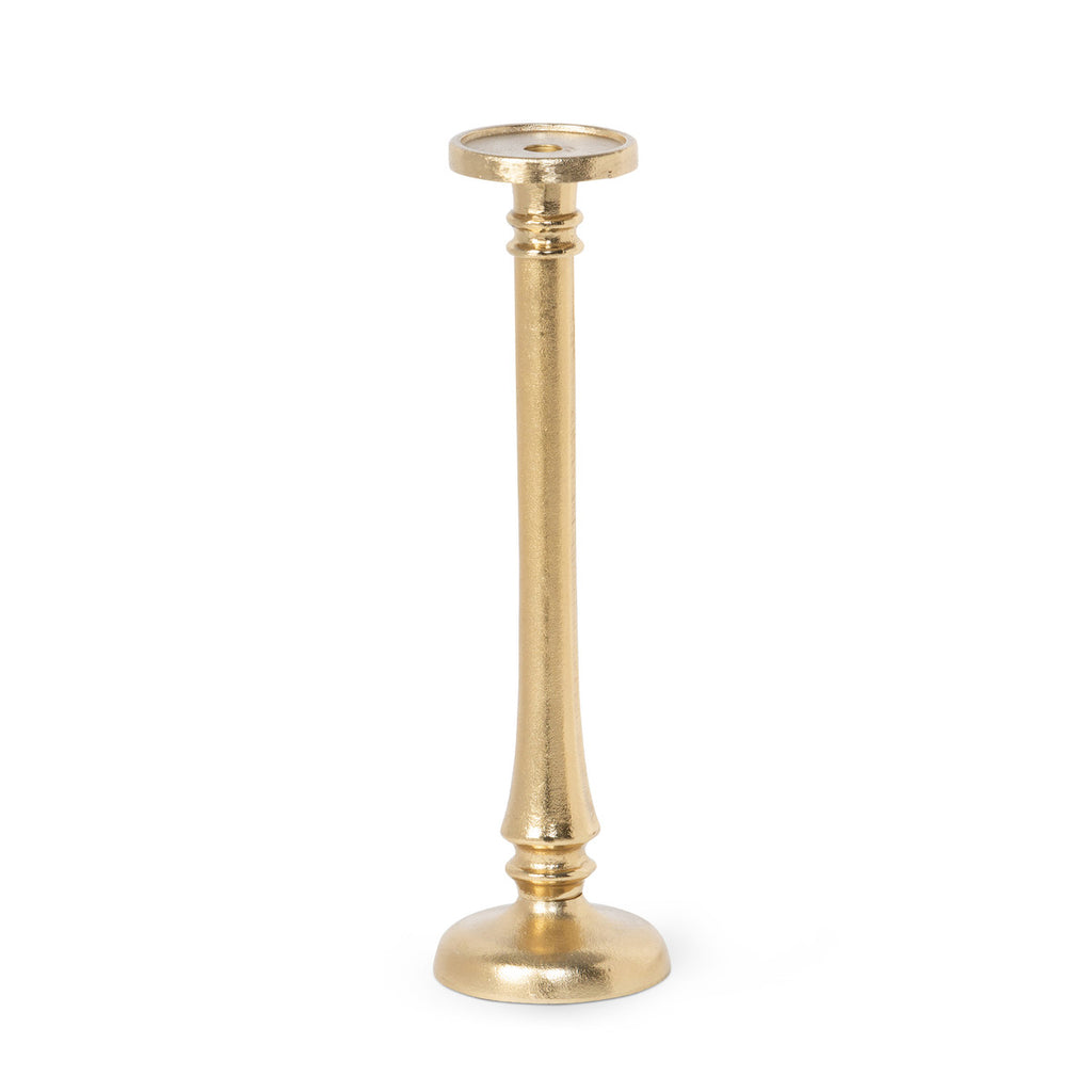 Classic Cast Aluminum Candle Stick, Large - Bombay Mercantile