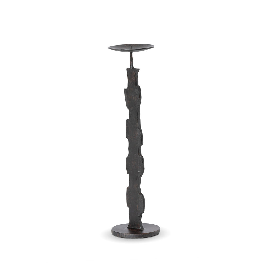 Forged Candle Holder, Medium - Bombay Mercantile