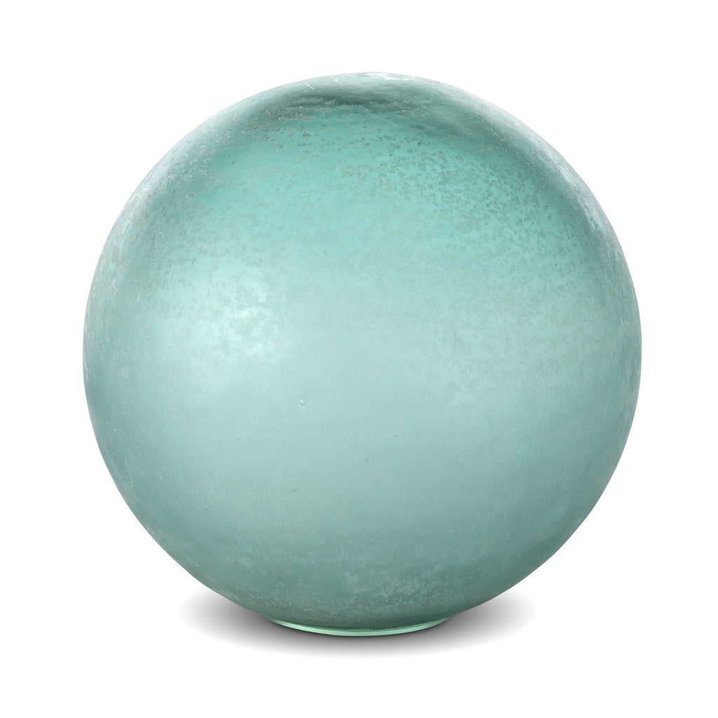 Sea Glass Decorative Orb, Large - Bombay Mercantile