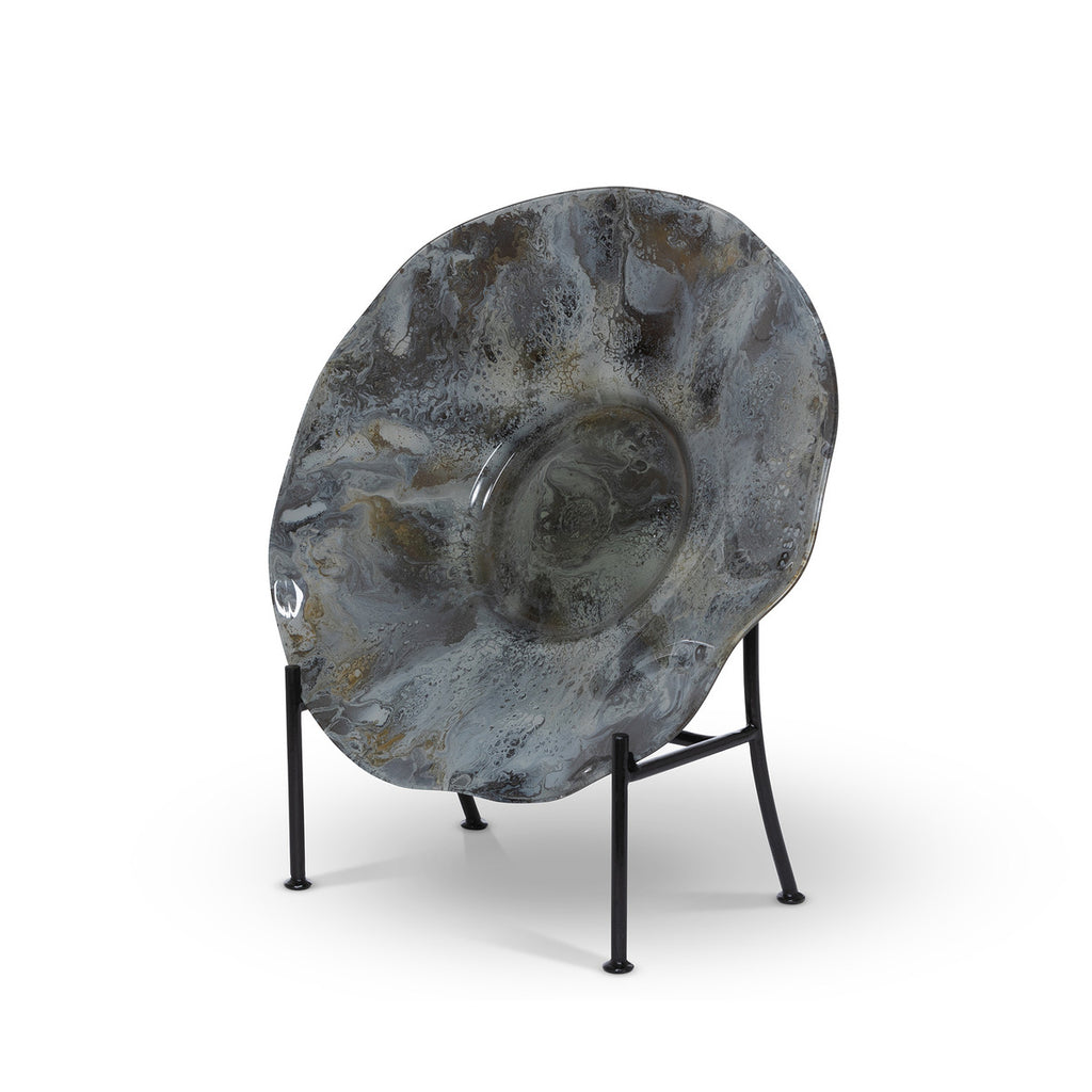 Dakota Artisan Glass Platón, Medium - Bombay Mercantile