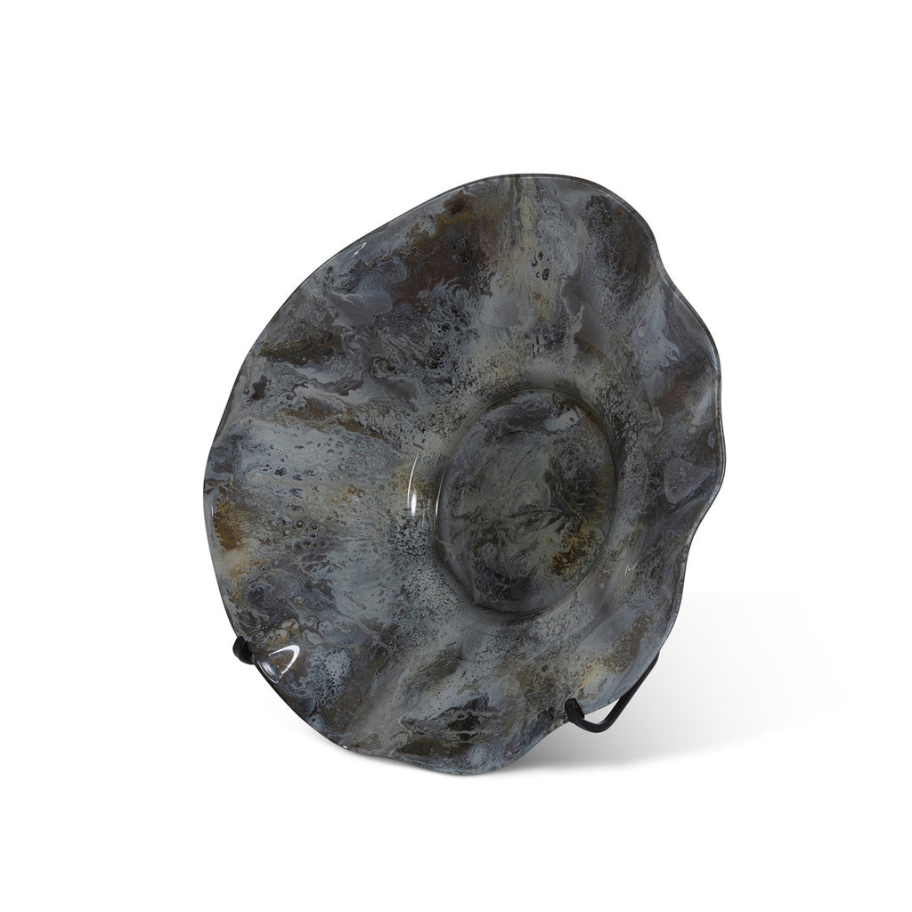 Dakota Artisan Glass Platón, Medium - Bombay Mercantile
