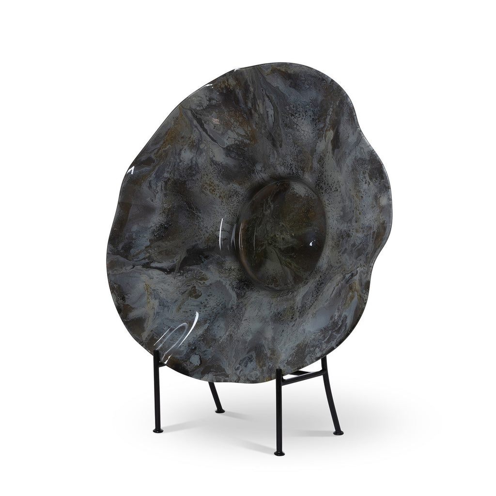 Dakota Artisan Glass Platón, Large - Bombay Mercantile