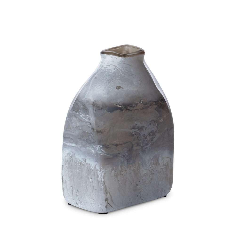 Tempest Artisan Glass Vase, Medium - Bombay Mercantile