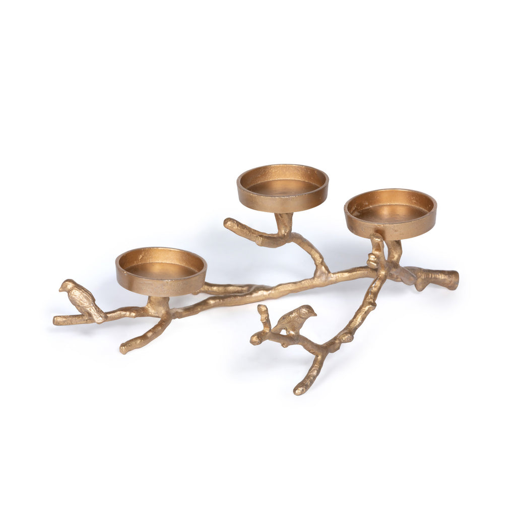 Bird Perch Branch Candle Centerpiece - Bombay Mercantile