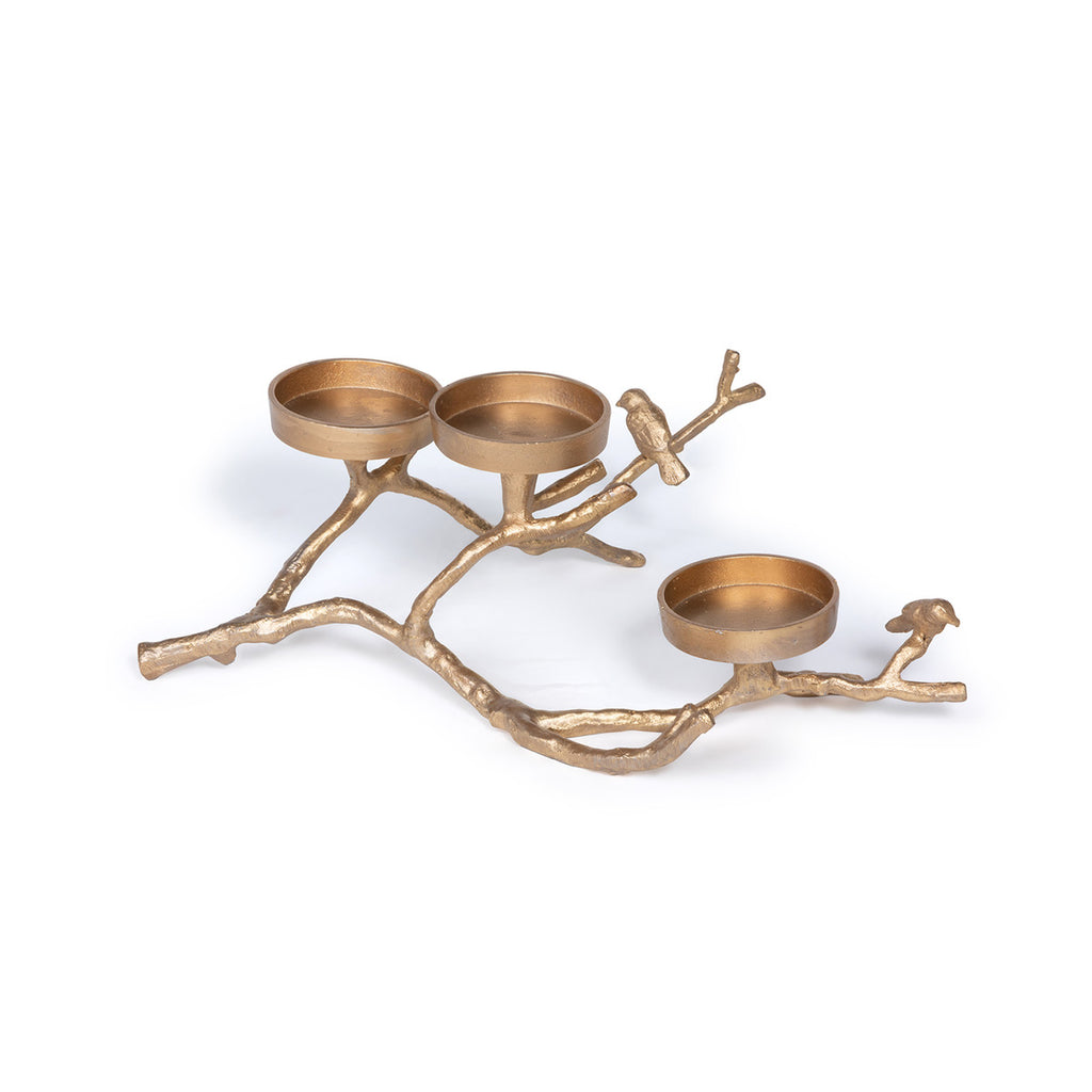 Bird Perch Branch Candle Centerpiece - Bombay Mercantile