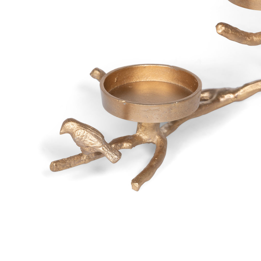 Bird Perch Branch Candle Centerpiece - Bombay Mercantile