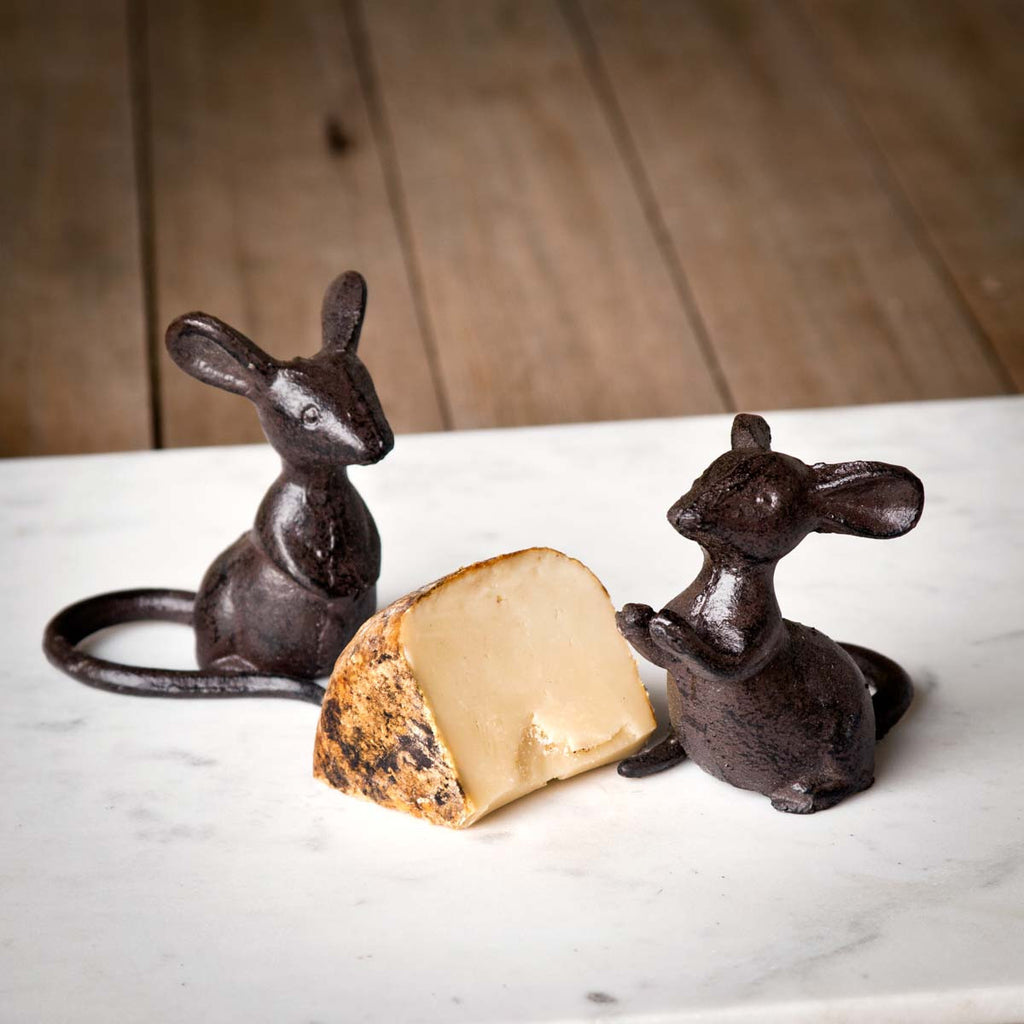 Cast Iron Mice Pair, Set of 2 - Bombay Mercantile