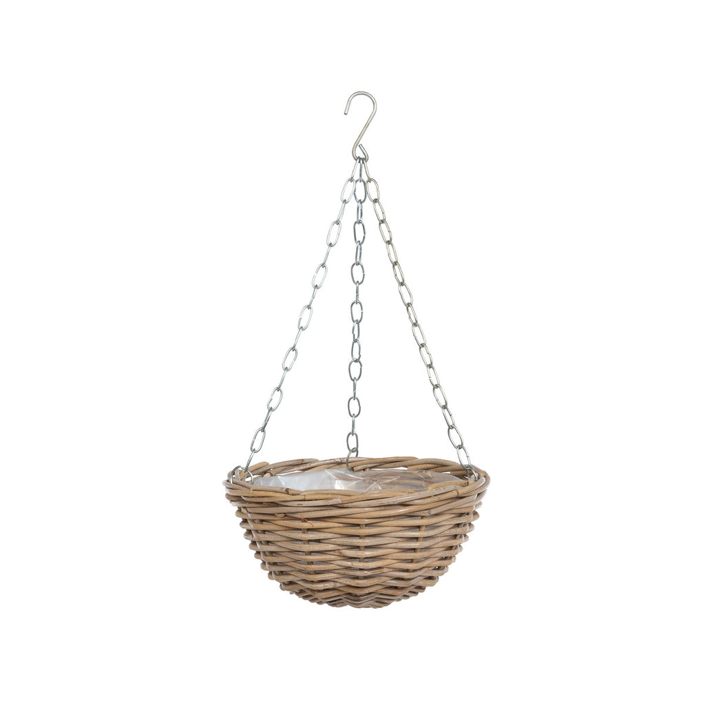 Rattan Hanging Planter Medium - Bombay Mercantile