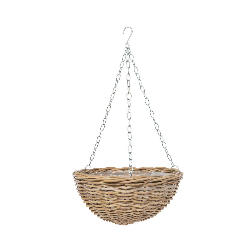 Rattan Hanging Planter Large - Bombay Mercantile