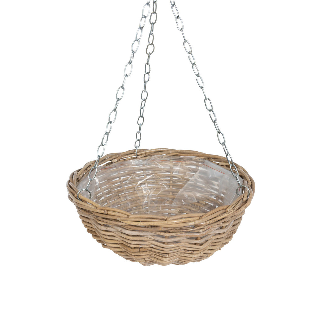 Rattan Hanging Planter Large - Bombay Mercantile
