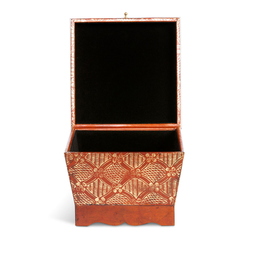 Lilith Tooled Pattern Box - Bombay Mercantile