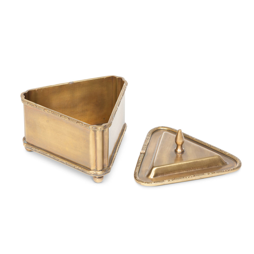 Brass Escritoire Boxes Set of 3 - Bombay Mercantile