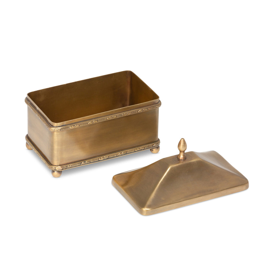 Brass Escritoire Boxes Set of 3 - Bombay Mercantile