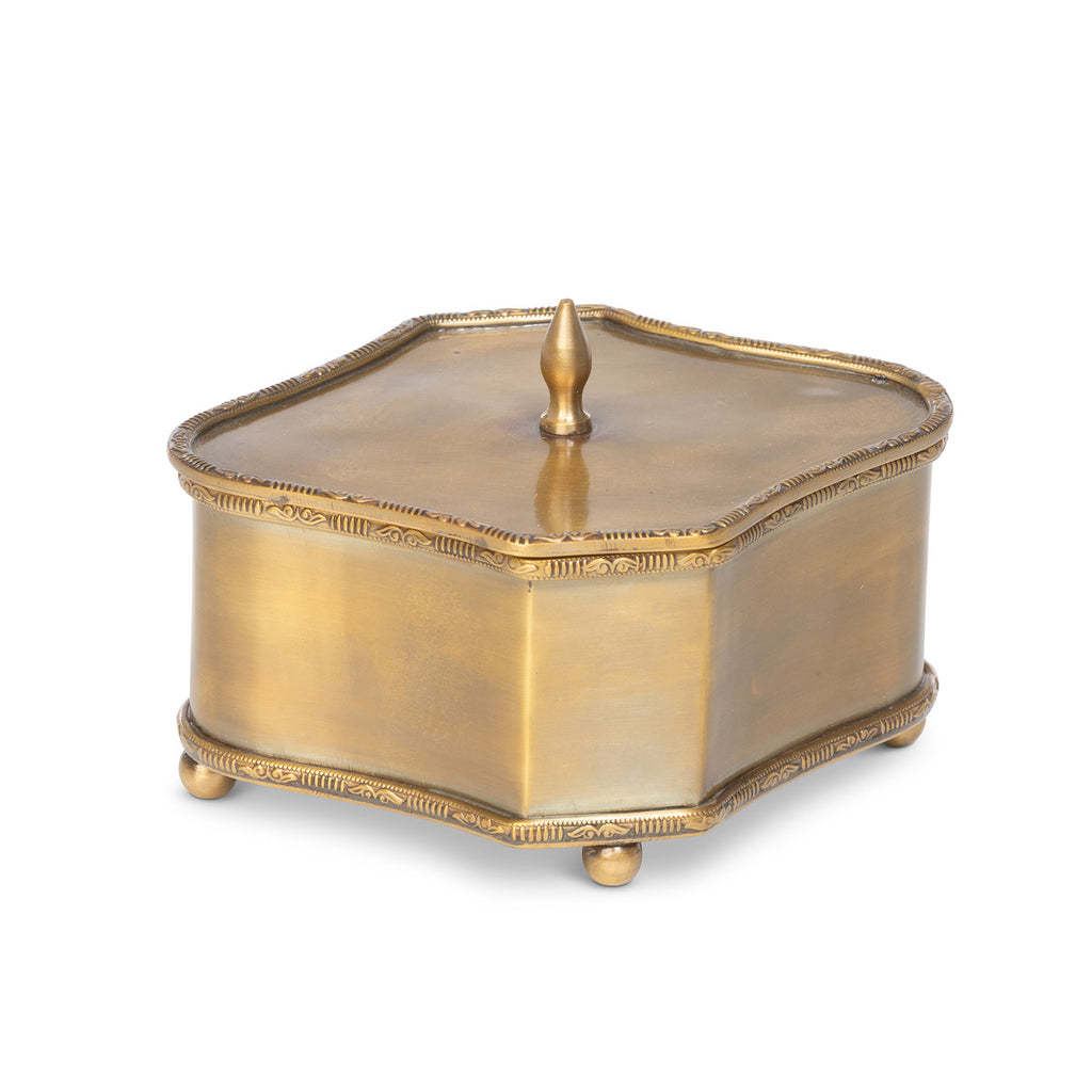 Brass Escritoire Boxes Set of 3 - Bombay Mercantile