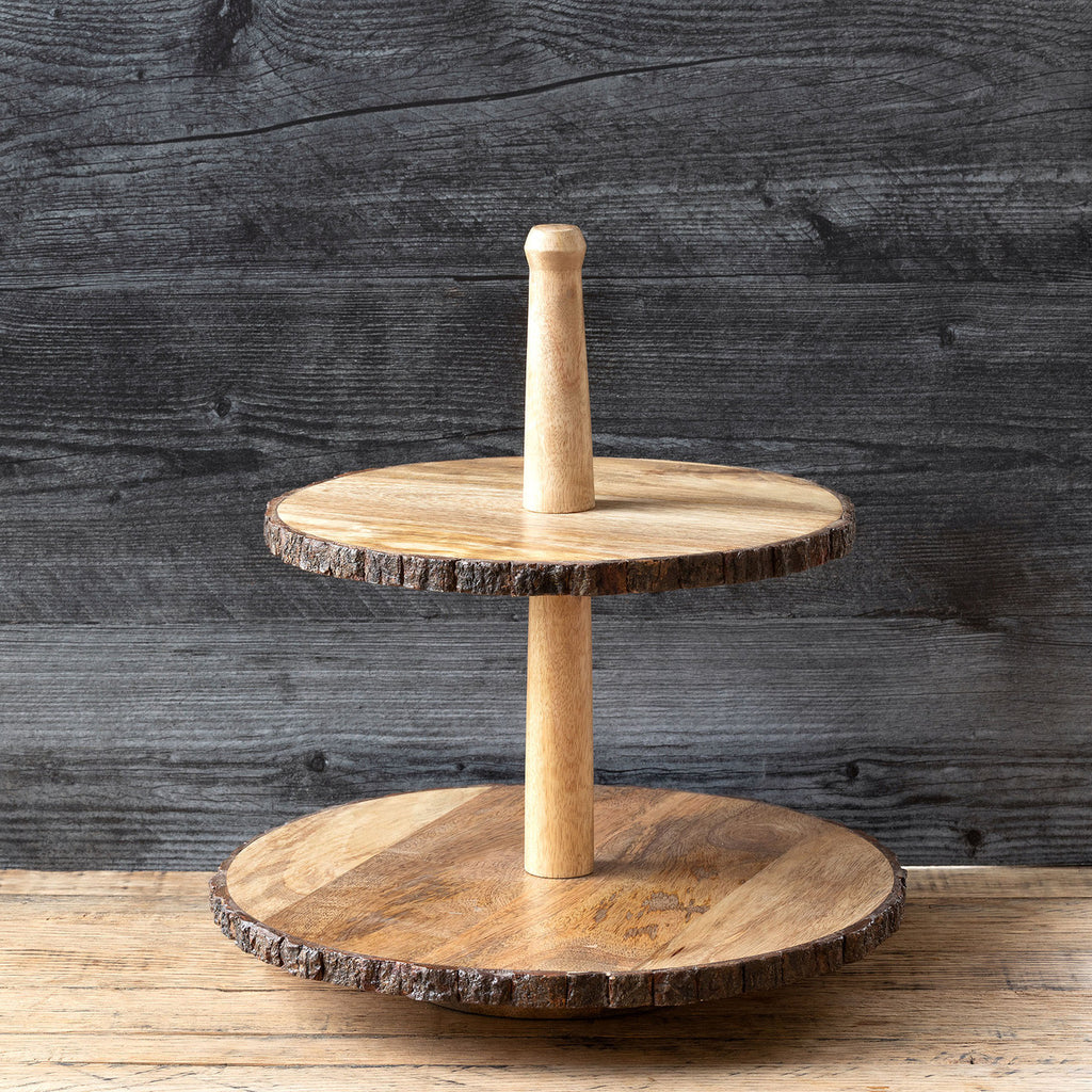 Woodland Tiered Server - Bombay Mercantile