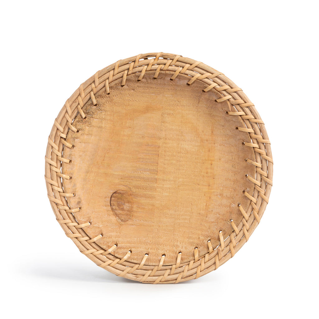 Rattan Lace Edged Charger - Bombay Mercantile