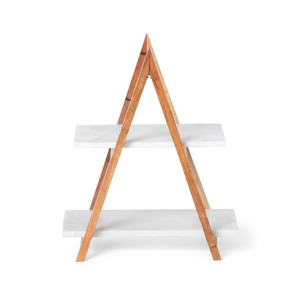 A-Frame Marble Cheese Server - Bombay Mercantile