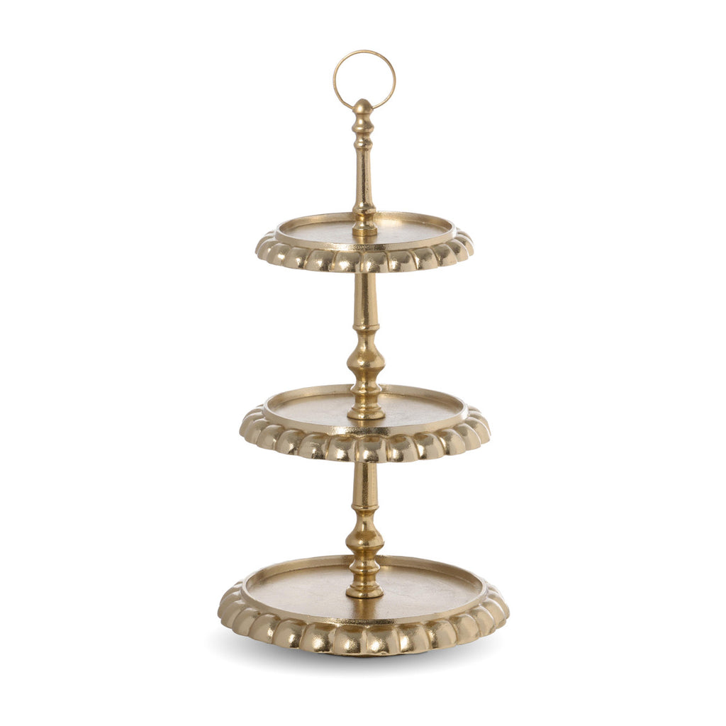 Cast Aluminum Tiered Server - Bombay Mercantile