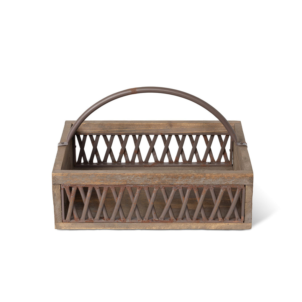 Iron Lattice Garden Trug - Bombay Mercantile