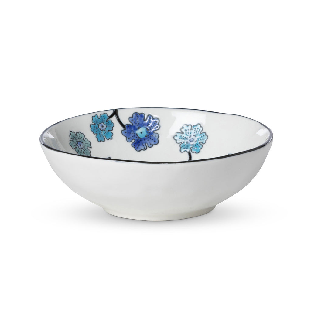 Periwinkle Vine Pattern Bowl - Bombay Mercantile