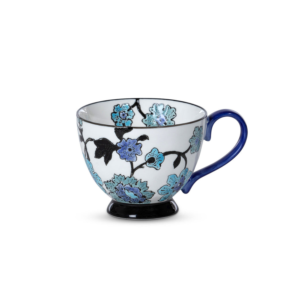 Periwinkle Vine Pattern Cup - Bombay Mercantile