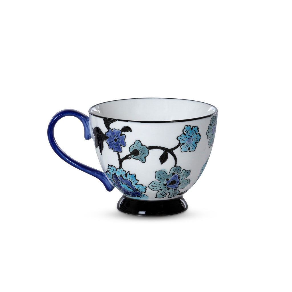 Periwinkle Vine Pattern Cup - Bombay Mercantile