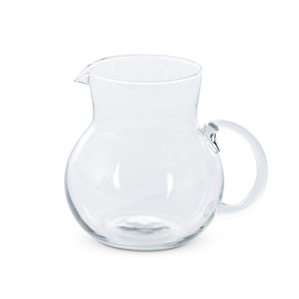 Organic Glass Table Pitcher - Bombay Mercantile