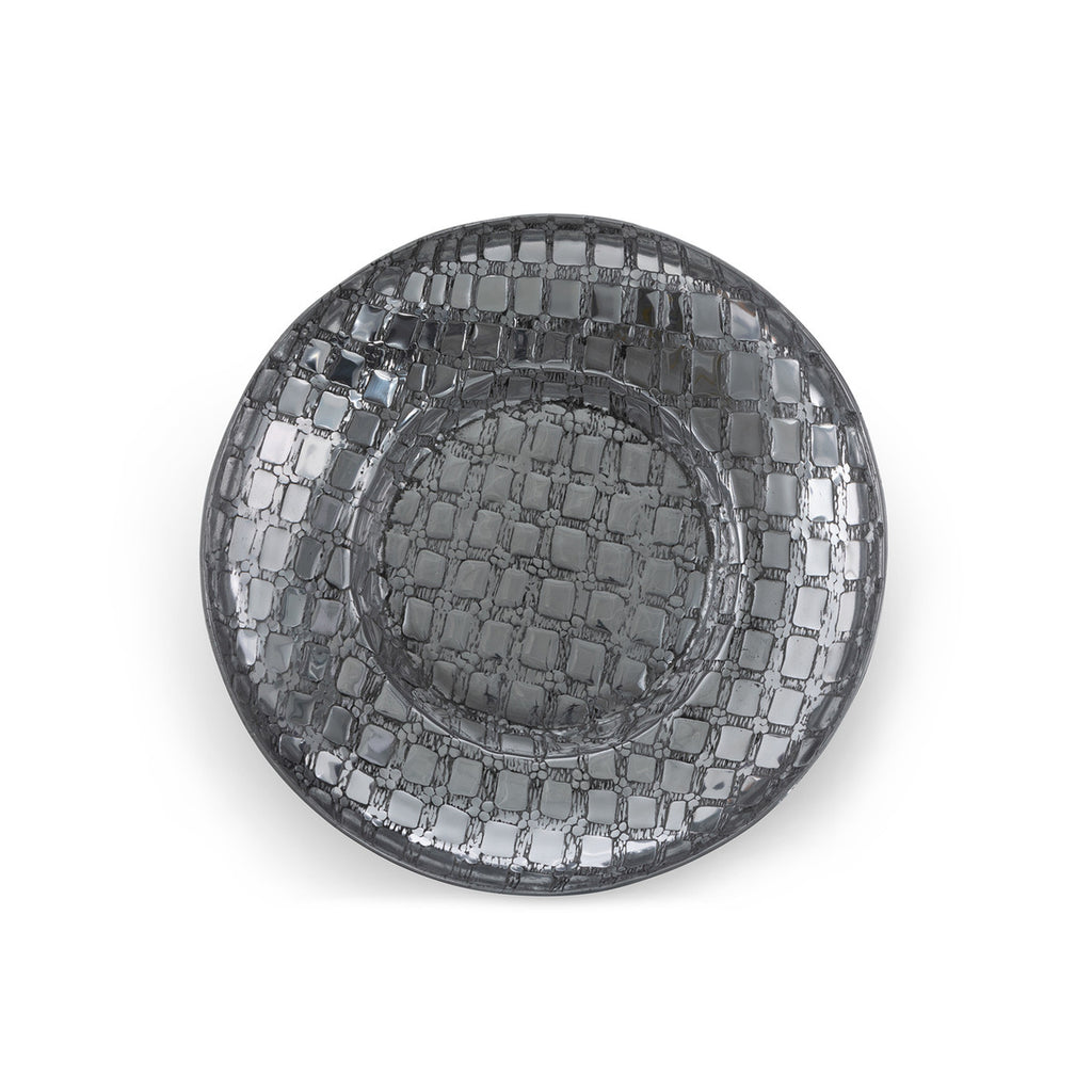 Crocodile Pattern Pewter Bowl - Bombay Mercantile