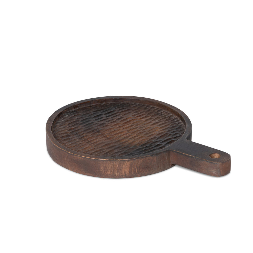 Carved Wood Serving Tray - Bombay Mercantile