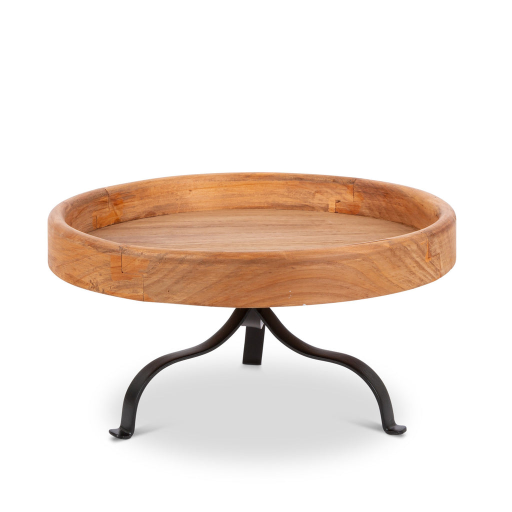 Wood and Iron Riser - Bombay Mercantile