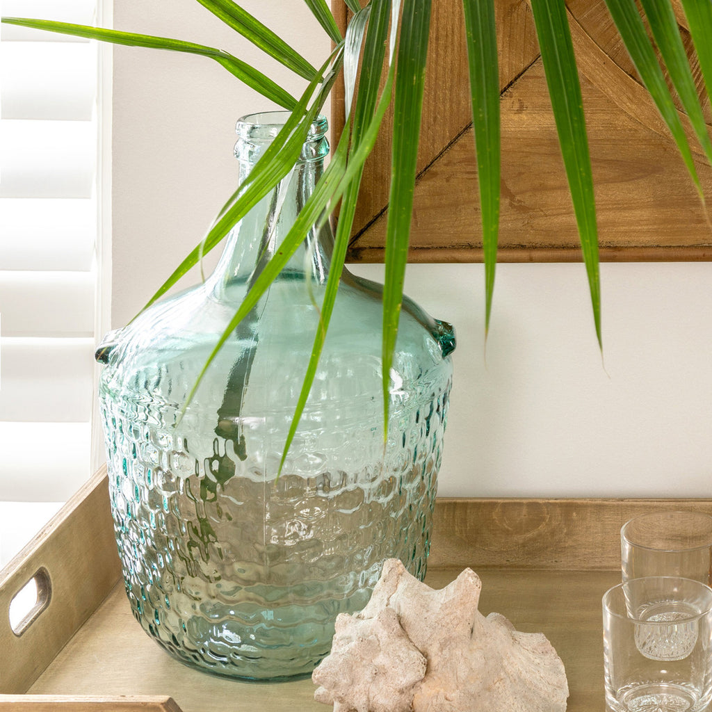 Cellar Bottle Embossed Basket weave - Bombay Mercantile